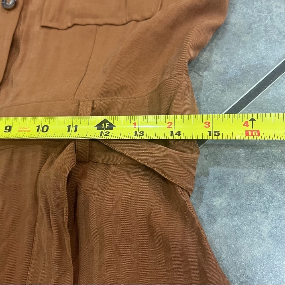 Anthropologie Greylin One Piece Jumpsuit Womens Brown Sz L Boho Party Preppy EUC - Picture 12 of 12